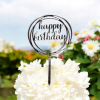 Topper Happy Birthday Akryl lustro Okazja